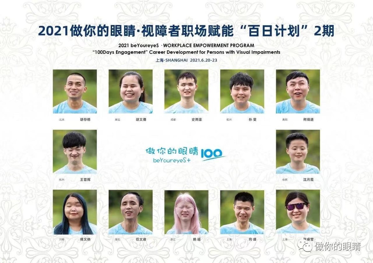 百日计划二期学员合影 the Second "100 Day Engagement" Program group photo of participantes